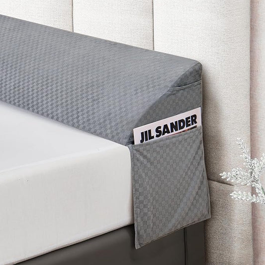 Wedge Pillow for Headboard - Queen Size Bed Wedge Pillow Headboard, Bed Wedge Gap Filler, Pillow Wedge for Headboard Gap - Fill The Gap (0-8") Between Headboard and Mattress (60"x10"x6")