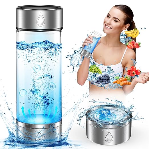 Hydrogen-Water-Bottle-Generator - Water Ionizer to Enhance Water Quality in Just 3 Minutes,Portable Hydrogen Water Machine Suitable for Home,Work and Travel