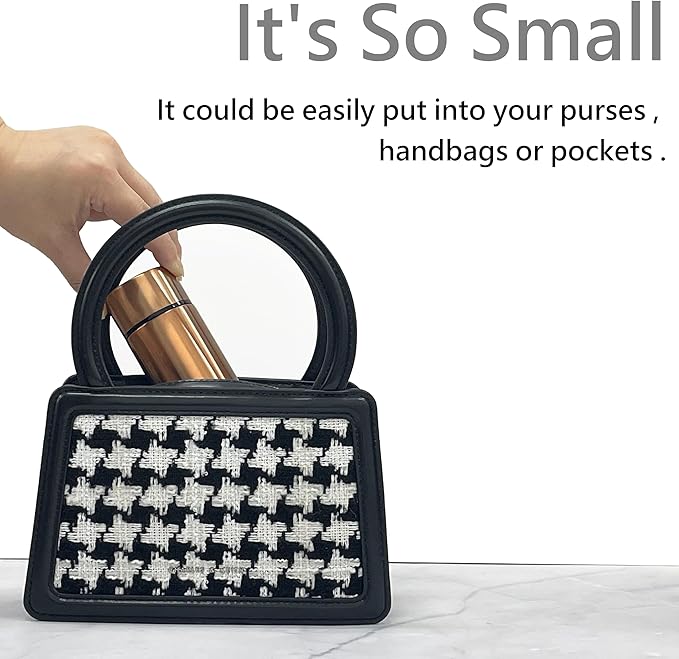 Mini 5 OZ 316 Stainless Steel Vacuum Insulated Water Bottle, Double wall Keep Cold and Hot, Leak Proof, Suitable For Women, Kids & Girls to Carry in Bag, RoseGold