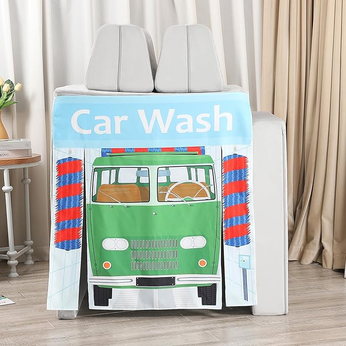 Play Panels for Kids Foam Play Couch, Car Wash