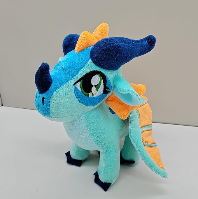 Wings of Fire Dragon Plush Toy Rainwing Dragon Stuffed Animals Pterosaur Plush Flying Dragon Pillow Plushies Gifts for Fans Kids Boys Girls