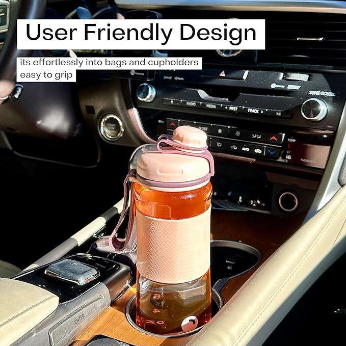 Super Hydro Sport Mixer Bottle [3 PACK] - 20 oz - BPA-Free, Non-Toxic, Durable, Leak Proof, Eco-Tritan Water Bottles Best for Travel, Sports, Hiking, Fitness with Measurement Markers for Men & Women