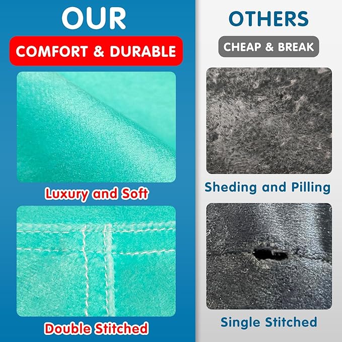 Lukeight Unicorns Stuffed Animal Storage Bean Bag Chair Cover for Kids, Unicorns Zipper Beanbag Chair Cover for Organizing Toddler and Kids' Rooms Plush Toys (Rainbow Green, X-Large)