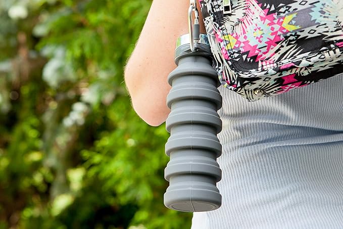 MSC International Joie Collapsible Water Bottle On The Go, BPA Free, One Size, Assorted Colors