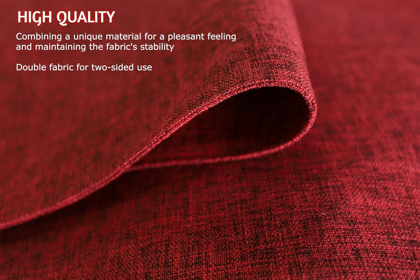 Placemat Set-Washable Place Mats for Parties, Elegant Table Mats for Kitchen Table, Set of 4 Dining Table Placemats, Heat-Resistant Cloth Placemats for Indoor and Outdoor,13x19 Red Bordeaux