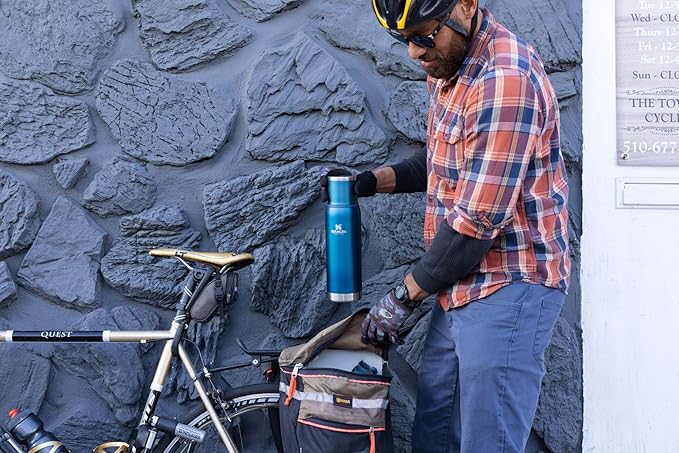 Stanley Adventure to Go Insulated Travel Tumbler - 1.4QT - Leak-Resistant Stainless Steel Insulated Bottle with Insulated Cup Lid and Splash-Free Stopper