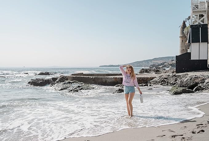 Coldest Sports Water Bottle with Straw Lid Vacuum Insulated Stainless Steel Metal Thermos Bottles Reusable Leak Proof Flask for Sports Gym (40 oz, Interstellar Glitter)