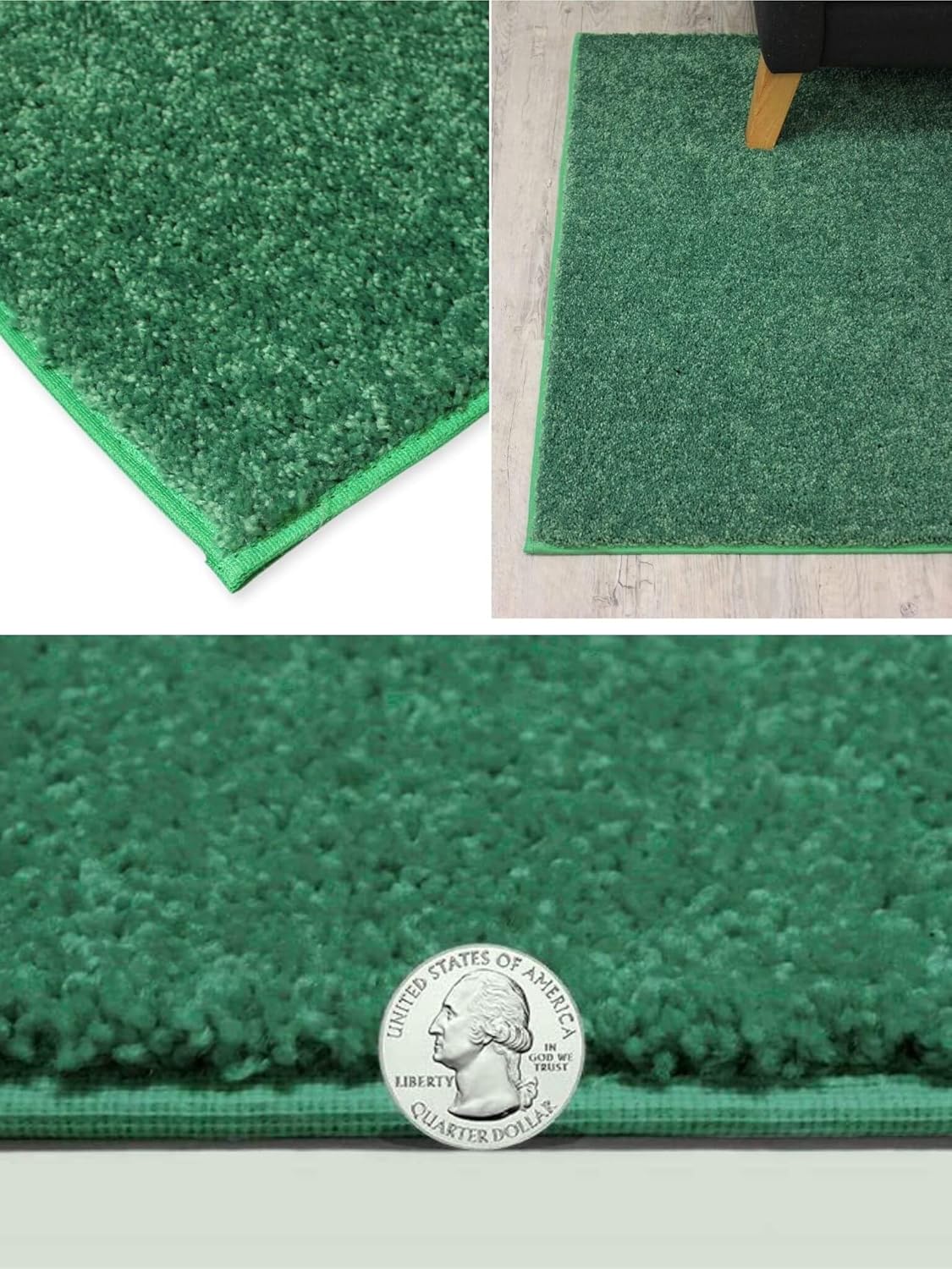 KOECKRITZ Soft and Colorful Kids Classroom Area Rugs (Passes Flammability Pill Test) Many Sizes and Bright Colors to Select from (5' x 5', Froggy)