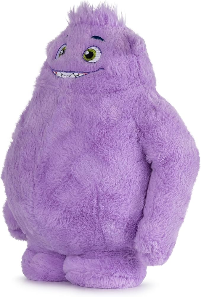 Jay Franco IF Imaginary Friends Blue Plush Pillow Buddy - Super Soft Purple Fuzzy Character Pillow - Polyester Microfiber, 16 Inches