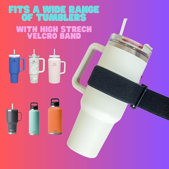 OOTGA Water Bottle Pouch for Stanley | Maybe its Water Maybe its Tequila | Tumbler Pouch for Stanley Quencher 30 & 40 oz | Stanley Cup Accessories | Neoprene Gym Accessory Bag, Outdoor Activities