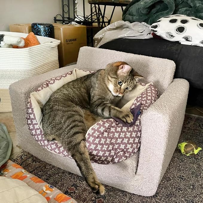 Tiita Kids Sofa, 2-in-1 Kids Sofa Chair, Convertible Children Couch to Lounger, Flip Out Kids Sofa Chair, Toddler Armrest Chair Bed, Folding Kids Play Sofa for Girl or Boy (Grey)