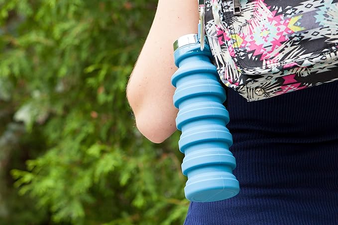 MSC International Joie Collapsible Water Bottle On The Go, BPA Free, One Size, Assorted Colors