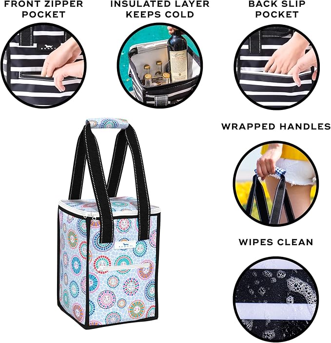 SCOUT Pleasure Chest - Soft, Lightweight, Insulated Cooler, Fits 5 Wine Bottles, Cooler for Beach, Pool, Boat, and Picnics