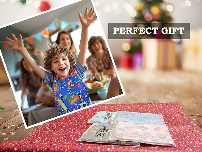 Kids Apron - cooking, gardening, artist, painting, cleaning, baking, pottery, chef, kitchen - gift boys, girls