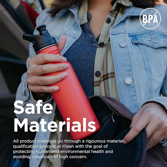 Klean Kanteen Classic Narrow 18oz (w/Sport Cap) Tiger Lily