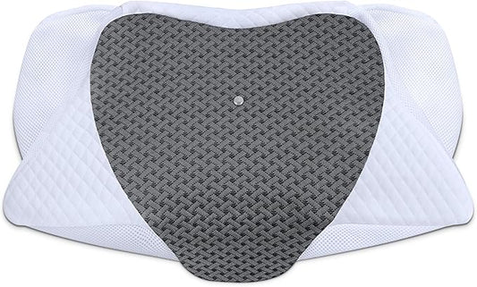 SAHEYER Cervical Pillowcase for Neck and Shoulder Pain Relief, Odorless Head Neck Pillows case for Sleeping, Ergonomic Orthopedic Support Bed Pillow Cover for Side, Back and Stomach Sleepers, Gray