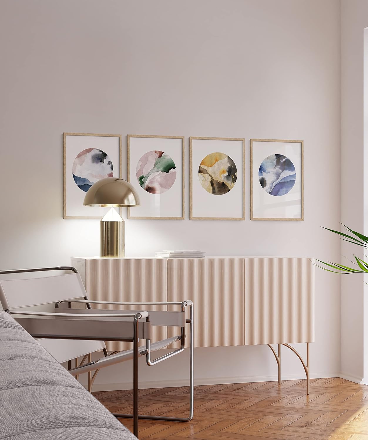 Haus and Hues 18x24 Natural Oak Wood Picture Frames Set of 15 - Premium Bulk Picture Frames 12x16 Bundle - Elegant Gallery Wall Frame Set for Posters, Art Display - Ideal for Wall Decor in Home &