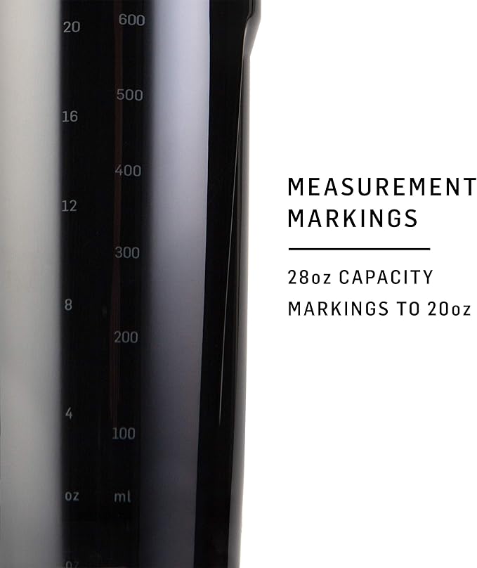 BlenderBottle Strada Shaker Cup Perfect for Protein Shakes and Pre Workout, 28-Ounce, Ocean Blue