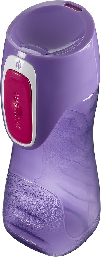 Contigo Trekker Kids Water Bottle with Spill-Proof Lid, 14oz Water Bottle with Leak-Proof Technology, BPA-Free, Sprinkles & Wink, 2-Pack