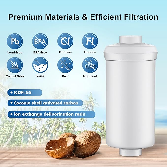 LCF Fluoride Filters, Compatible with LCF Gravity-fed Water Filter System and Replacement for Berkey® PF-2 Fluoride Filters, Berkey Gravity Filtration System and Waterdrop King Tank Series (Pack of 3)