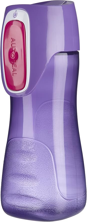 Contigo Trekker Kids Water Bottle with Spill-Proof Lid, 14oz Water Bottle with Leak-Proof Technology, BPA-Free, Sprinkles & Wink, 2-Pack