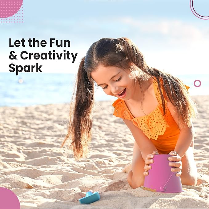 Small Metal Buckets with Handle 6 Pcs – Galvanized Bucket Leak Proof & Rust Resistant 20 fl oz Capacity - Best for Party Décor, Organizing & Decorating Classrooms (Pink, Small 4.3" Top)