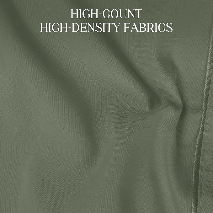 Soft Body Pillow Cover/Pillowcases 60 x 21 Inch, WINKAURA Premium Unique Long Pillow Case for Bed Fits 54x20 Pillow, Envelope Closure, Army Green