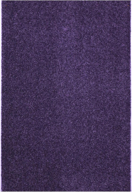 KOECKRITZ Soft and Colorful Kids Classroom Area Rugs (Passes Flammability Pill Test) Many Sizes and Bright Colors to Select from (12' x 15', Eggplant)