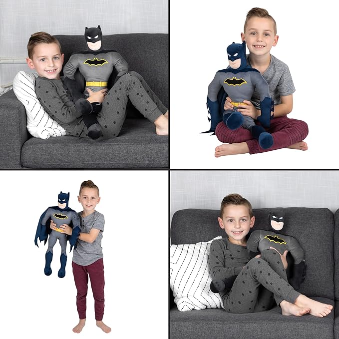 Franco Kids Bedding Super Soft Plush Cuddle Pillow Buddy, One Size, Batman