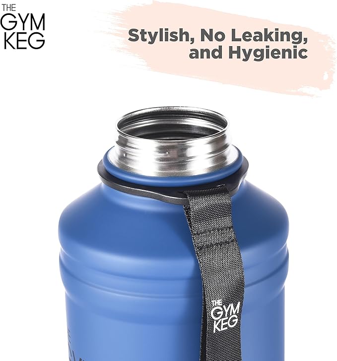 THE GYM KEG Stainless steel water Bottel_ Keg Stainless Steel Bottle - Leak-Proof, Insulated Beverage Container for Hot & Cold Drinks - Durable, Versatile & Kid-Safe - New
