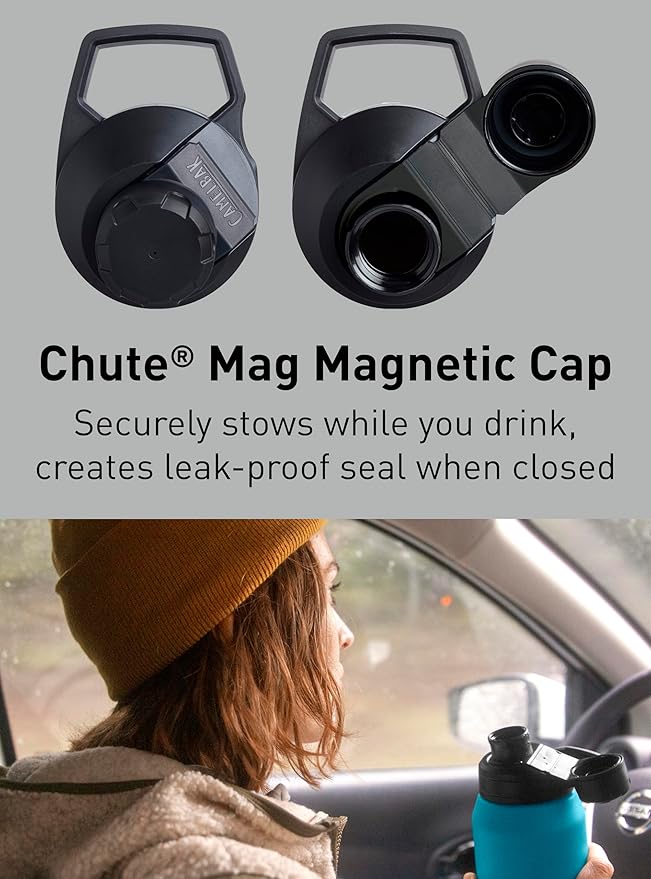 CamelBak Chute Mag 32oz Vacuum Insulated Stainless Steel Water Bottle, Wild Strawberry