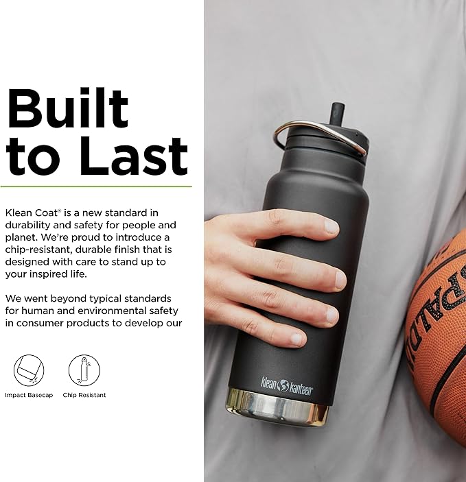 Klean Kanteen TKWide 16oz (w/Twist Cap) - Black