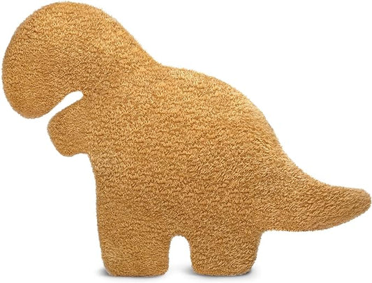 Dino Nugget Pillow Plush for Birthday Gifts, Dinosaur Chicken Nuggets Pillow are Funny Gifts for Teen Boys and Girls, Dino Pillow Cute Dinosaur Gifts for Kids and Adults (Small, Tyran rex)