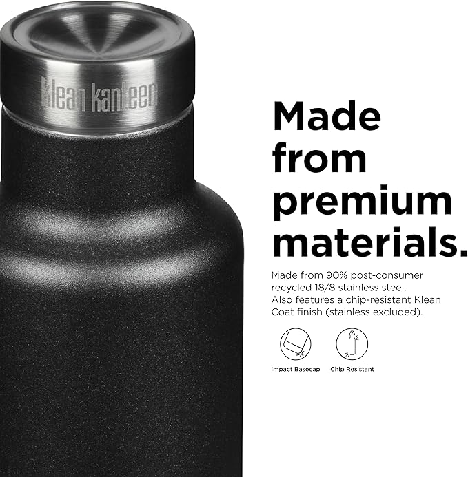 Klean Kanteen Insulated Pour Through - 25 oz - Black