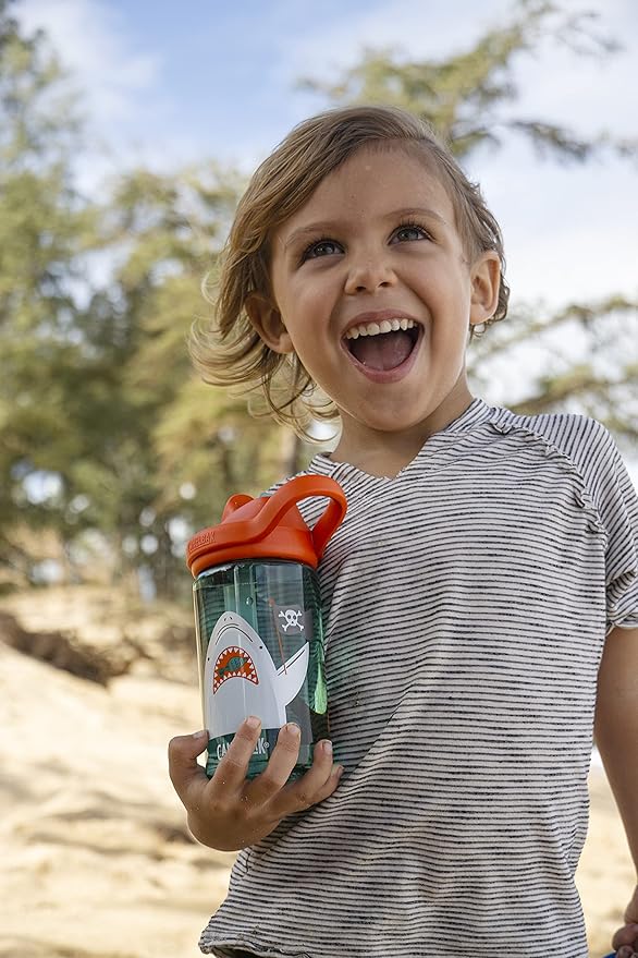 CamelBak Eddy+ 14oz Kids Water Bottle with Tritan Renew – Straw Top, Leak-Proof When Closed - Limited Edition Colors