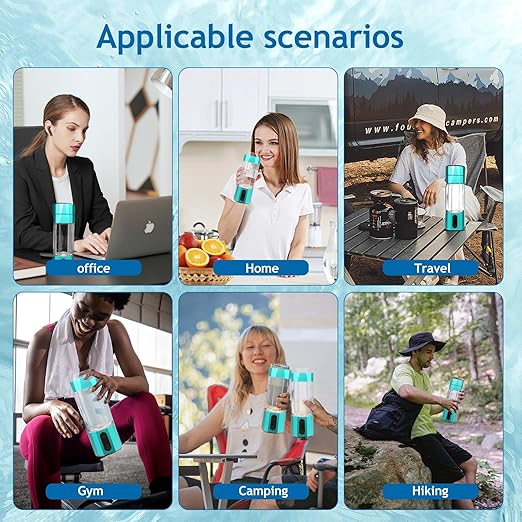 Hydrogen Water Bottle 2024, 5000-8000 PPB Quick Electrolysis, Hydrogen Water Bottle Generator for Home, Office, Travel, Daily Drinking, Gift for Love