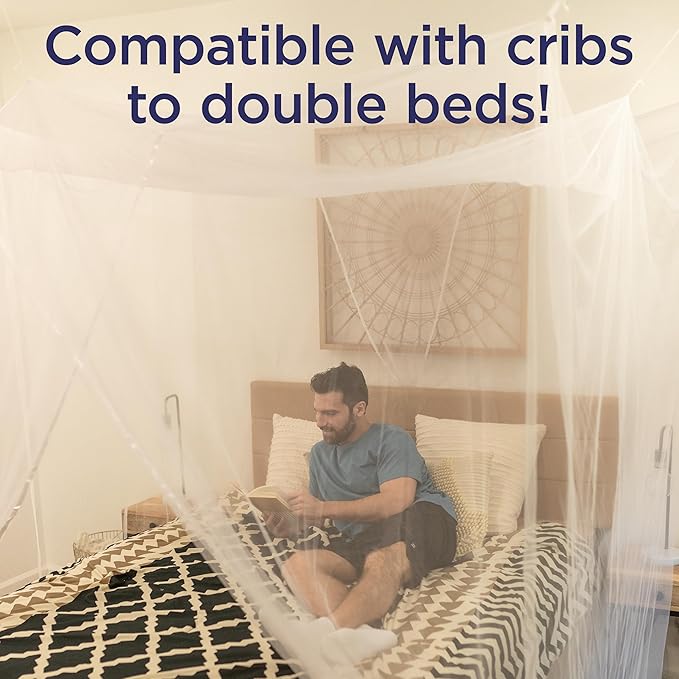 EVEN NATURALS Luxury for Bed Canopy, Large Tent, Double to Queen, Camping Screen House, 2pk…