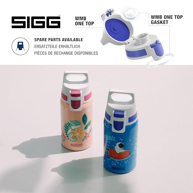 SIGG - Stainless Steel Kids Bottle - Shield One - Suitable For Carbonated Beverages - 17 Oz