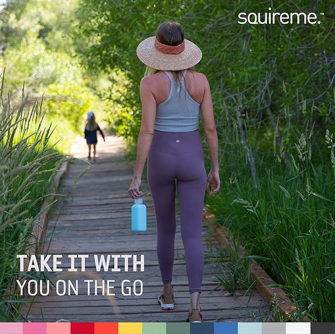 Y1 Borosilicate Glass Water Bottles, Clear Bottle, Reusable, BPA Free, Tumbler, Dishwasher Safe, Drink Container, Silicone Sleeve, EasyOff Lid, Hot and Cold Liquid, Anthra Charcoal Grey 20oz