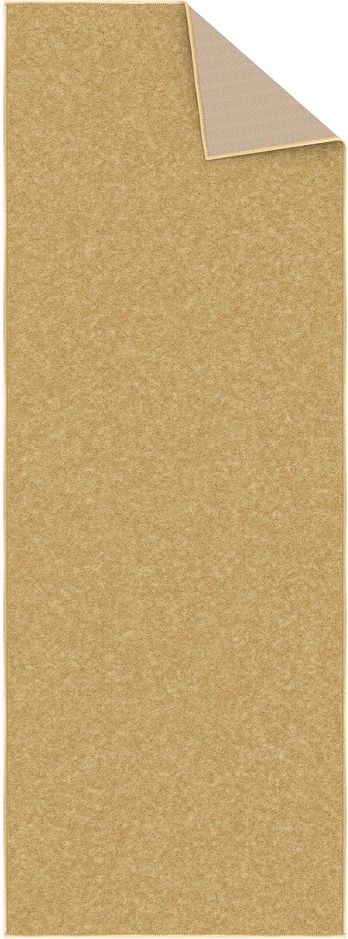 Machine Washable Modern Solid Design Non-Slip Rubberback 2x6 Traditional Runner Rug for Hallway, Kitchen, Bedroom, Living Room, 2'2" x 6', Beige
