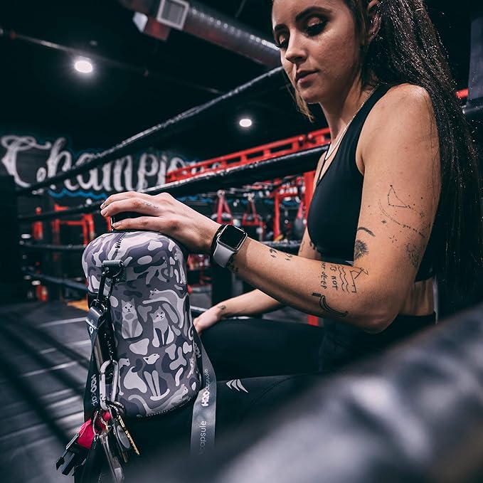 H2O Capsule 2.2L Half Gallon Water Bottle with Storage Sleeve and Covered Straw Lid – BPA Free Large Reusable Drink Container with Handle - Big Sports Jug, 2.2 Liter (74 Ounce)