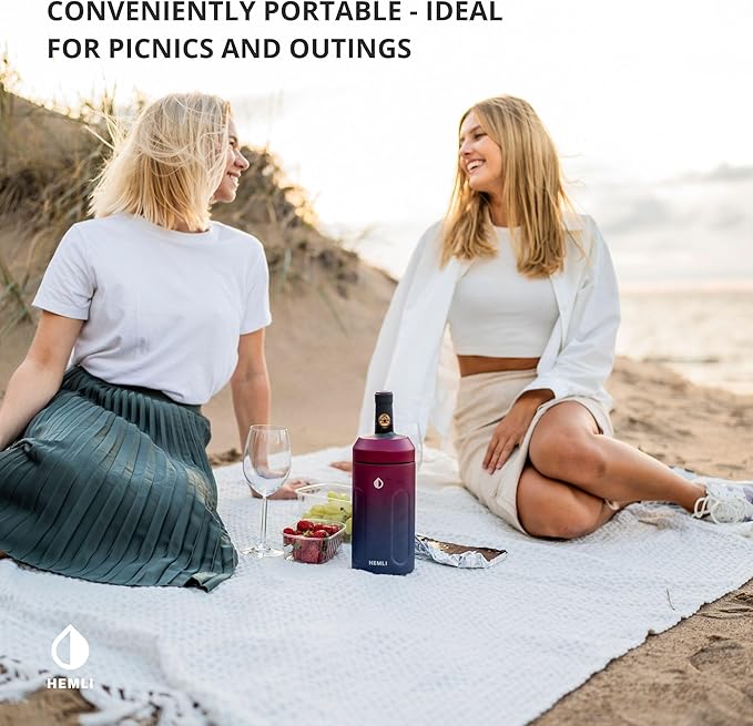 Wine Chiller, Wine Bottle Chiller, Wine Bottle Cooler, Wine Chiller Sleeve, Wine Cooler Holder, Champagne Chiller, Wine Gift Ideas