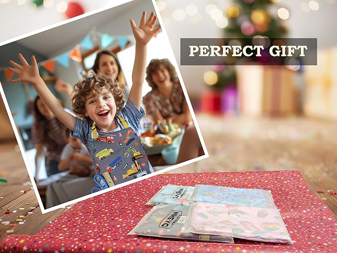 Kids Apron - cooking, gardening, artist, painting, cleaning, baking, pottery, chef, kitchen - gift boys, girls