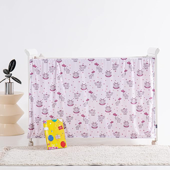 Baby Blanket for Boys Girls Super Soft Blanket,Fluffy Warm Lightweight Baby Receiving Blankets,Double Layer with Dotted Backing for Toddler Nursery (Elephant, 30 * 40inch)