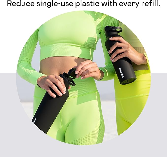 Corkcicle Sport Canteen Insulated Tumbler, River Rock, 20 oz – Reusable Water Bottle Keeps Beverages Cold for 25 Hours & Hot 12 Hours – Cupholder Friendly Tumbler with Screw-On Cap