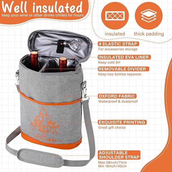 Berlune 12 Pcs Wedding Gifts for Couple 2024 Wine Gifts Set for Wedding Bridal Shower Gifts Anniversary Engagement Gifts for Newlyweds Mr and Mrs Gift Wine Cooler Tote Bag Wine Accessories Gifts Set