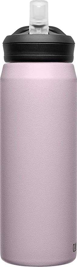 CamelBak Eddy+ Water Bottle with Straw 25oz - Insulated Stainless Steel, Purple Sky