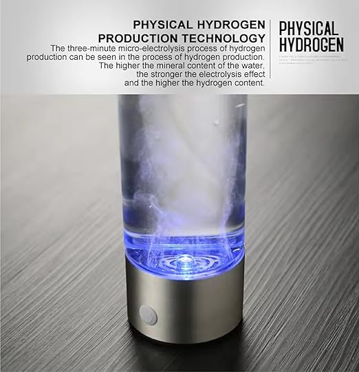 Generic ZenHydro Fusion: Portable Hydrogen Water Bottle - Antioxidant Rich, Ultra-Pure Hydration, Eco-Friendly Design, USB Rechargeable - Enhance Wellness & Hydration On-The-Go