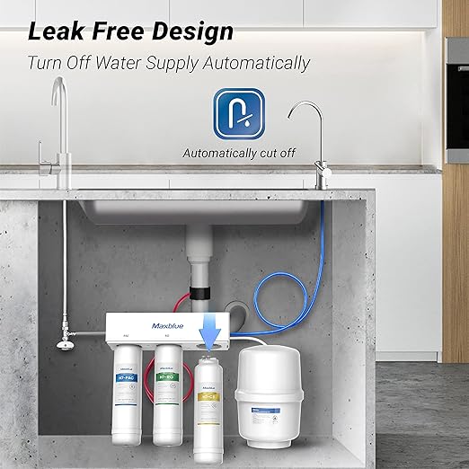 Maxblue MB-H7-CB Filter, 1-year Lifetime, Replacement for MB-H7 Reverse Osmosis System