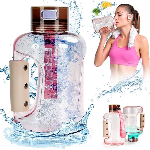 Hydrogen Water Bottle 50oz | Hydrogen Water Bottle Generator - Portable Hydrogen Water Machine | Ion Bottles Hydrogen Water Ionizer for Home Travel (Pink)